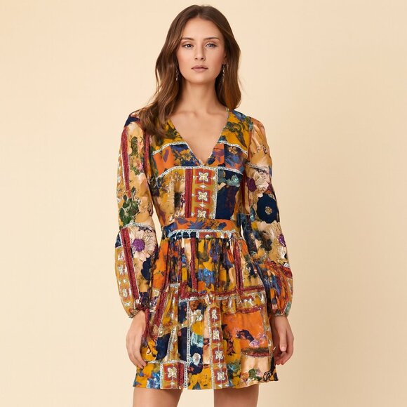 LaRoque Dresses & Skirts - LaRoque Emma Dress Size Small Patchwork Design NWT